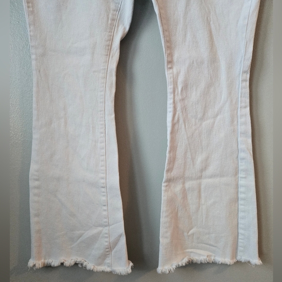 SHEIN White Button Up Flared Pants Spring Size 3XL - Picture 3 of 7